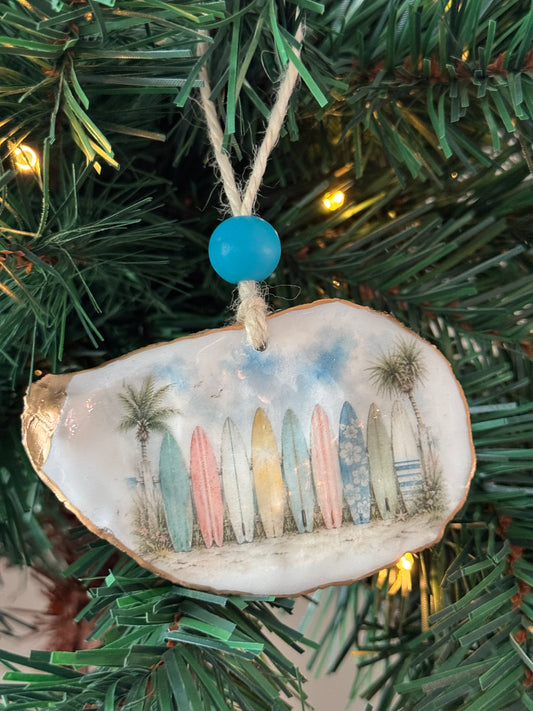 Coastal Americana Shell Ornament