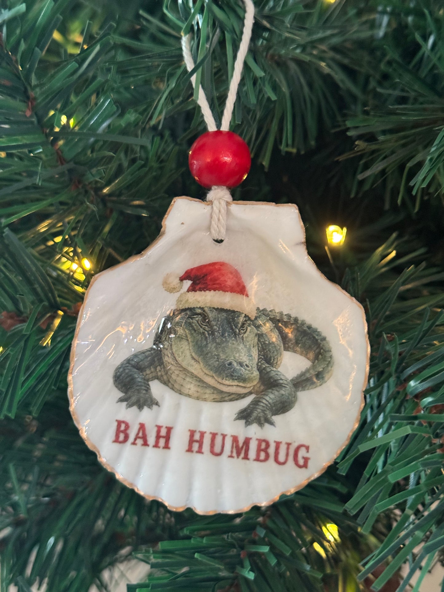 Sassy Coastal Christmas Ornament