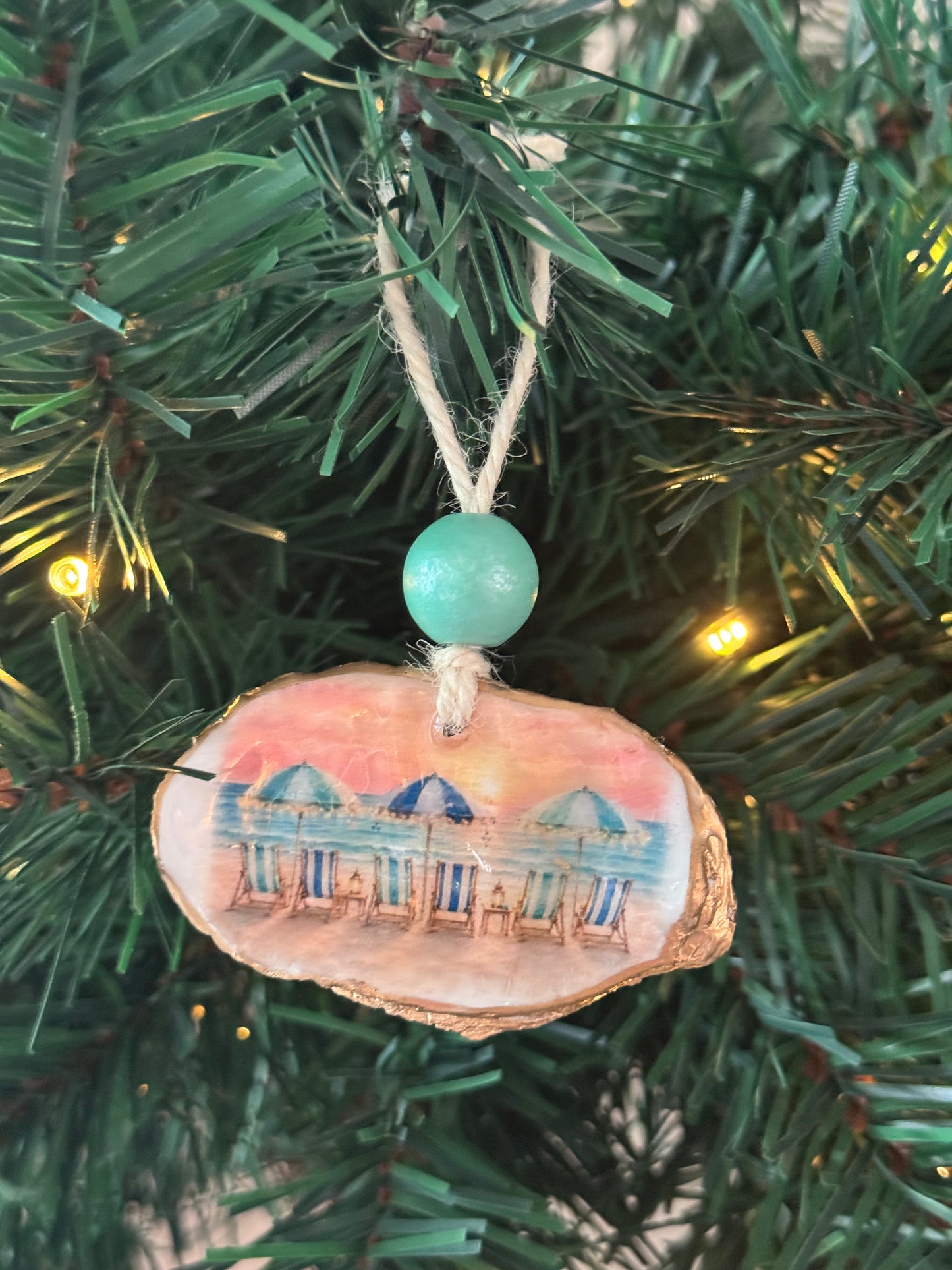 Mini Coastal Christmas Ornament