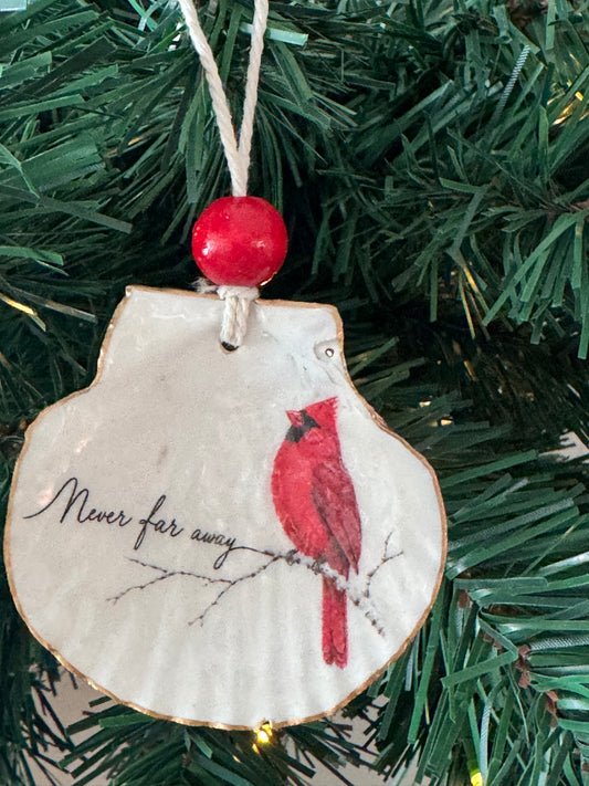 Words of Hope Shell Ornament