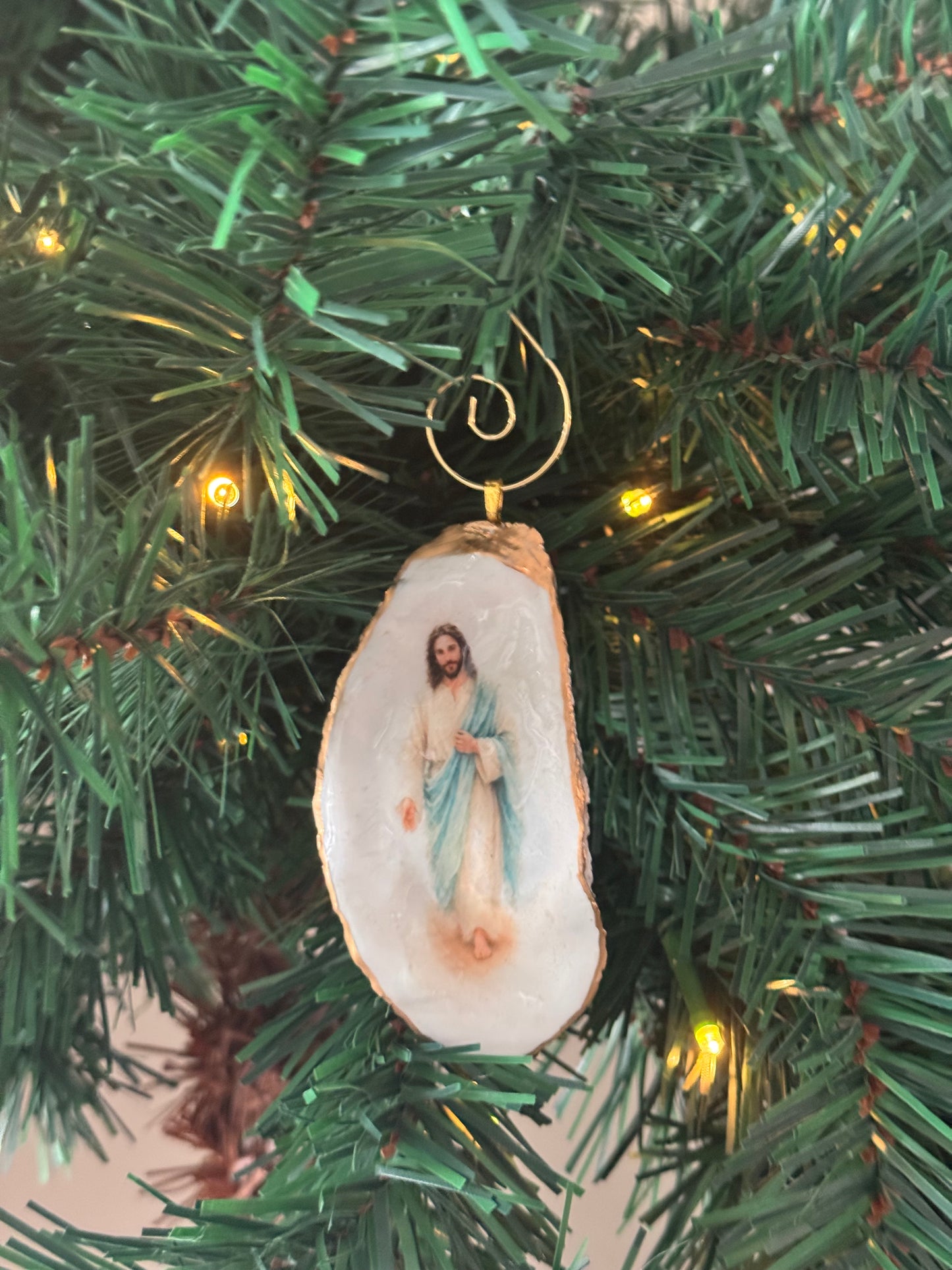 Jesus Christmas Tree Ornament