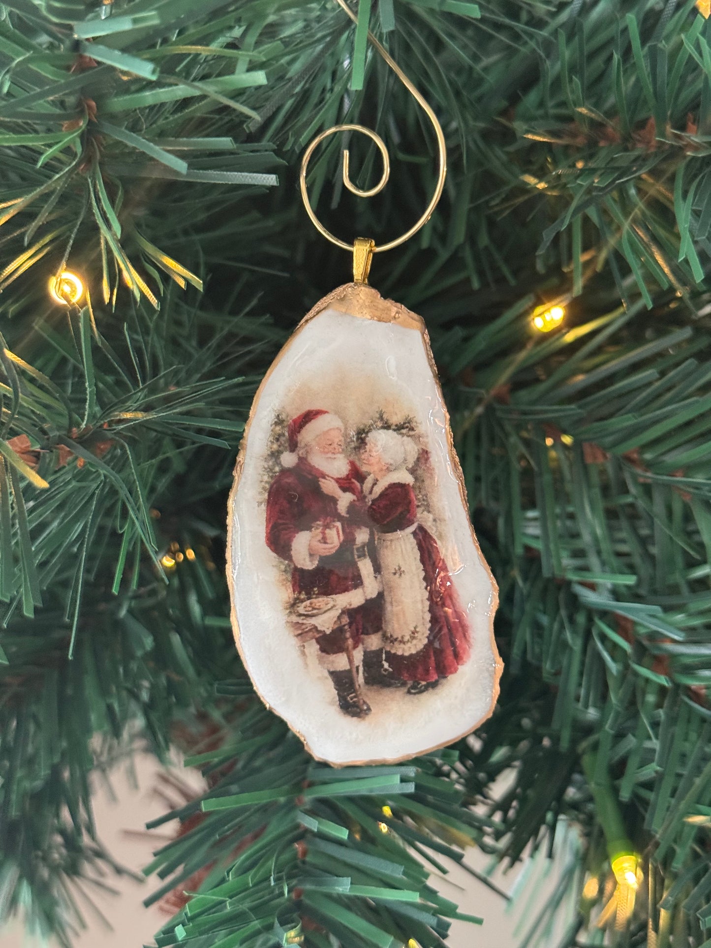 Classic Santa Ornaments