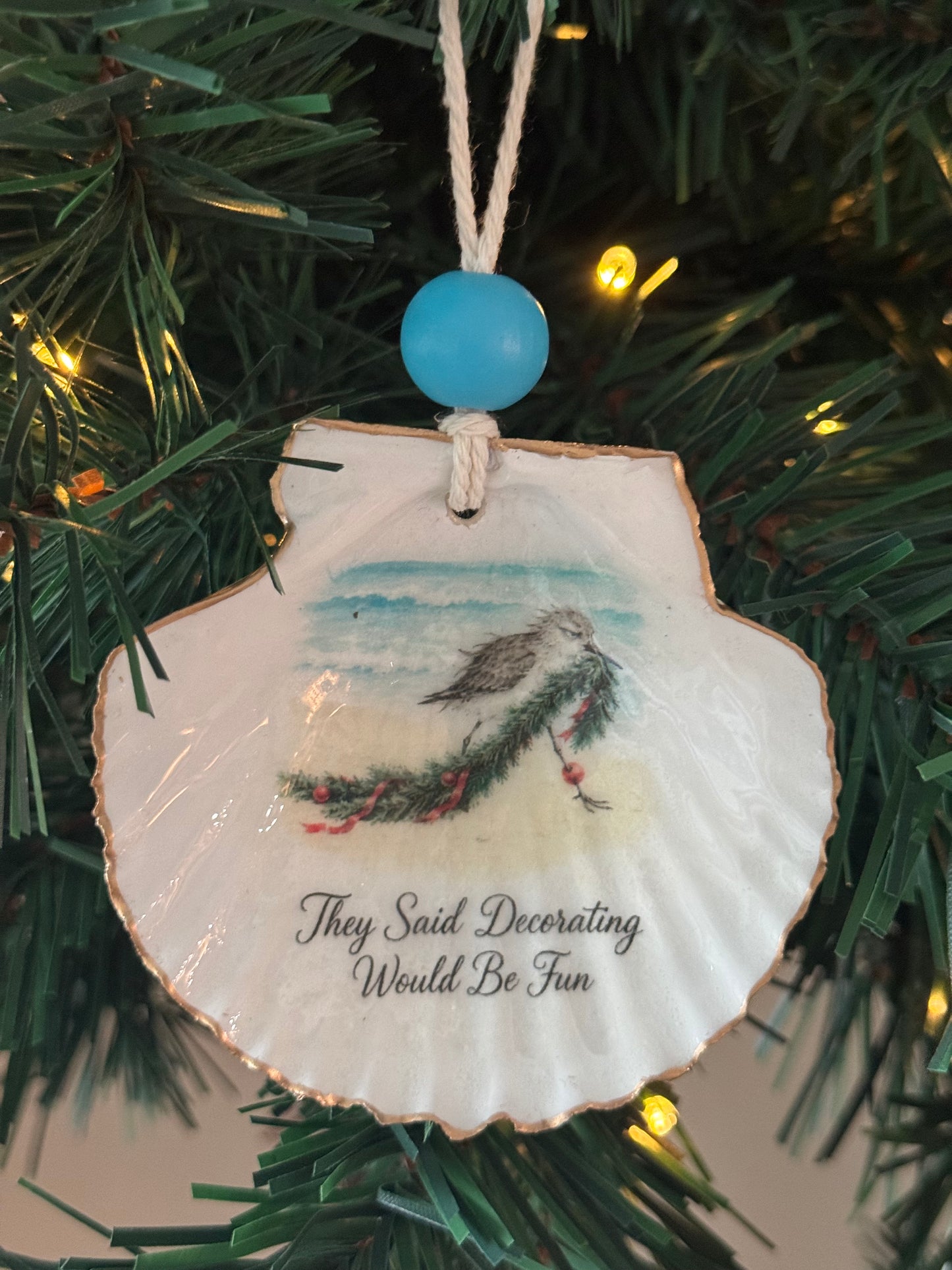 Salty Coastal Christmas Part 2 Ornament
