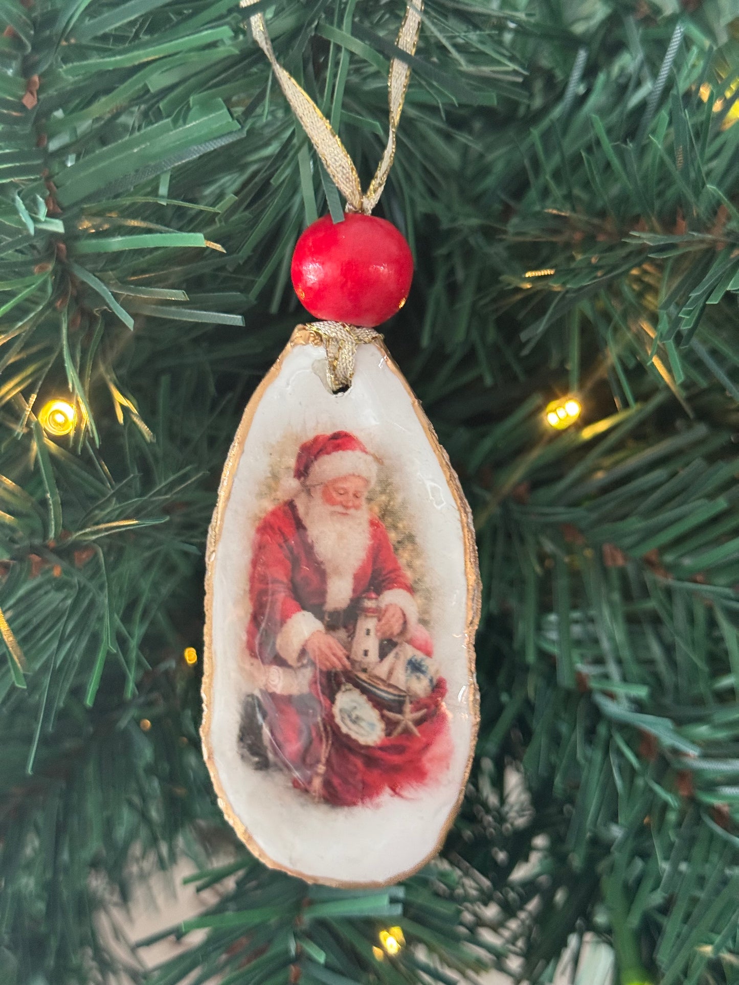 Classic Santa Ornaments