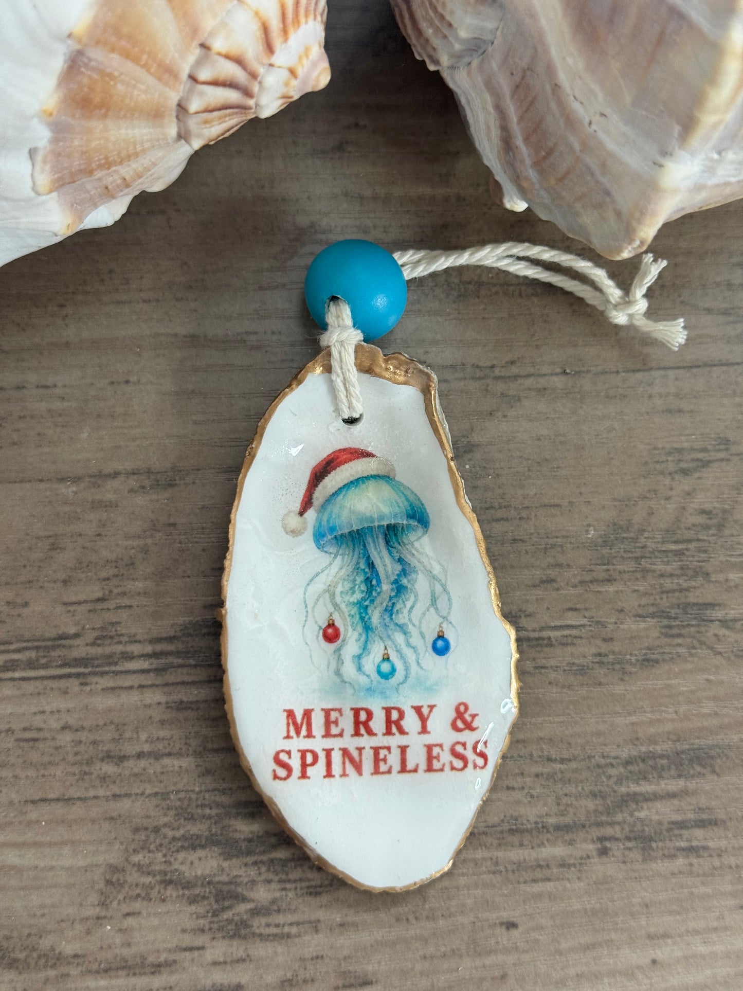 Salty Coastal Christmas Ornament