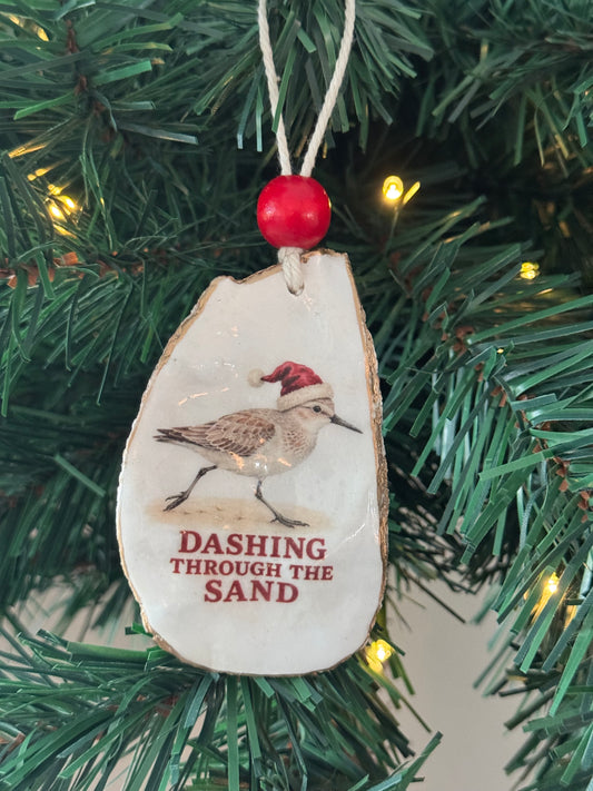 Salty Coastal Christmas Ornament