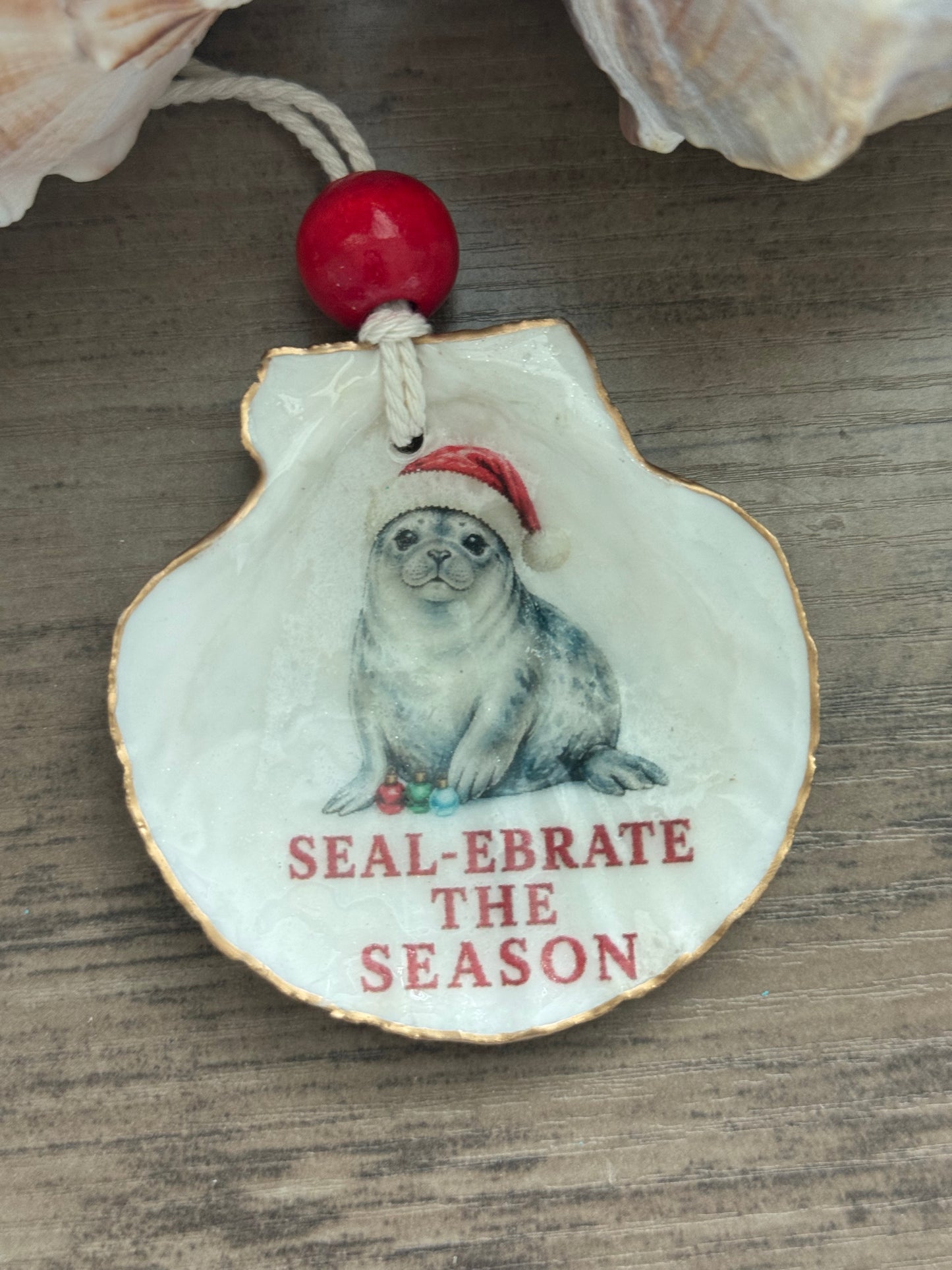 Salty Coastal Christmas Ornament