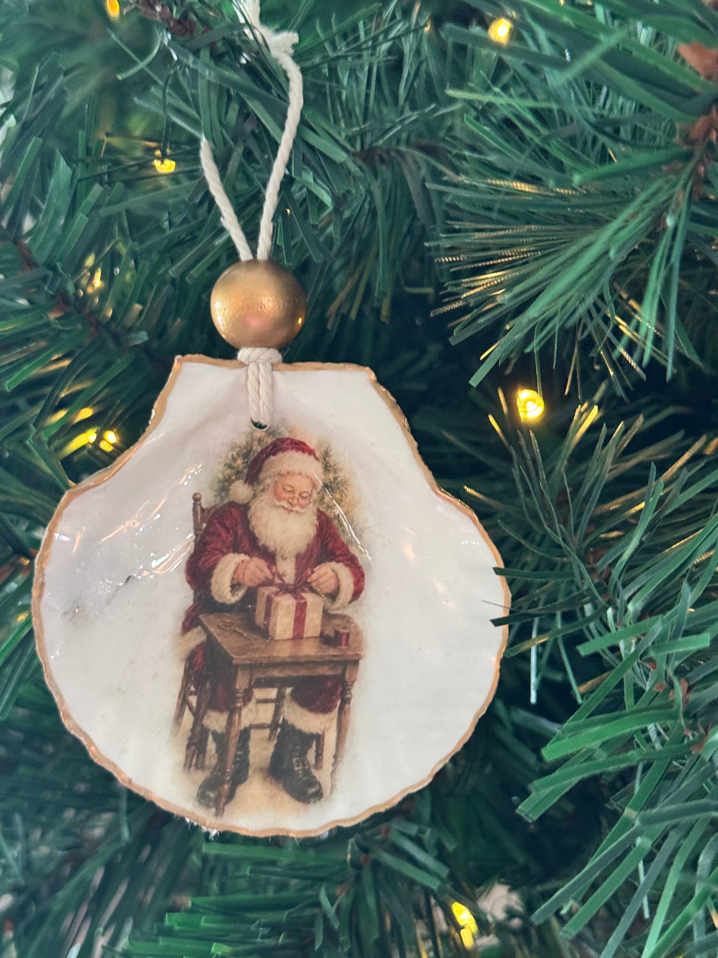 Classic Santa Ornaments