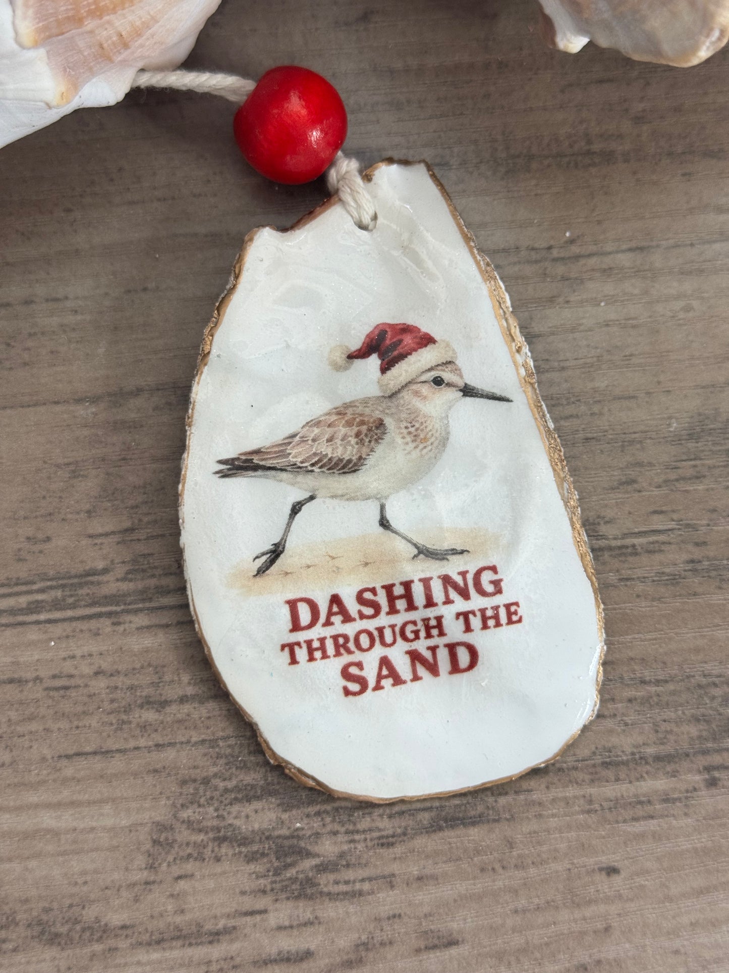 Salty Coastal Christmas Ornament