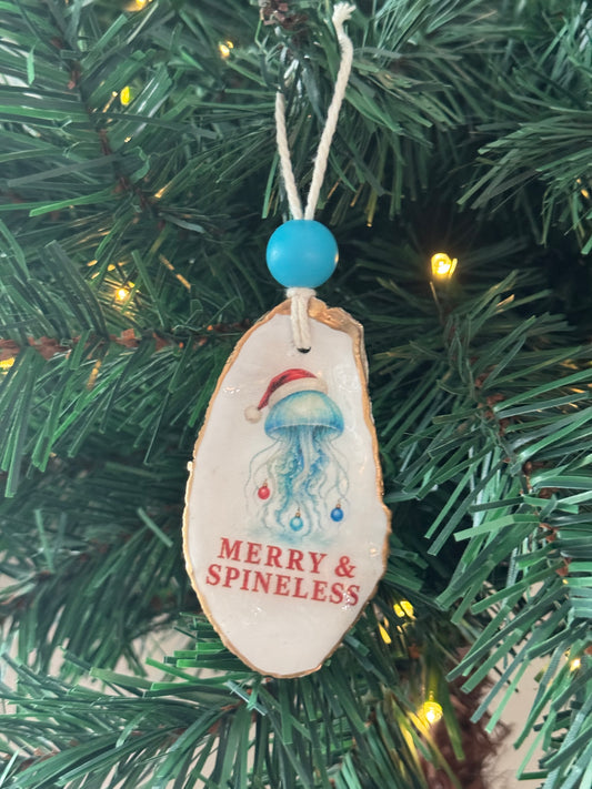 Salty Coastal Christmas Ornament