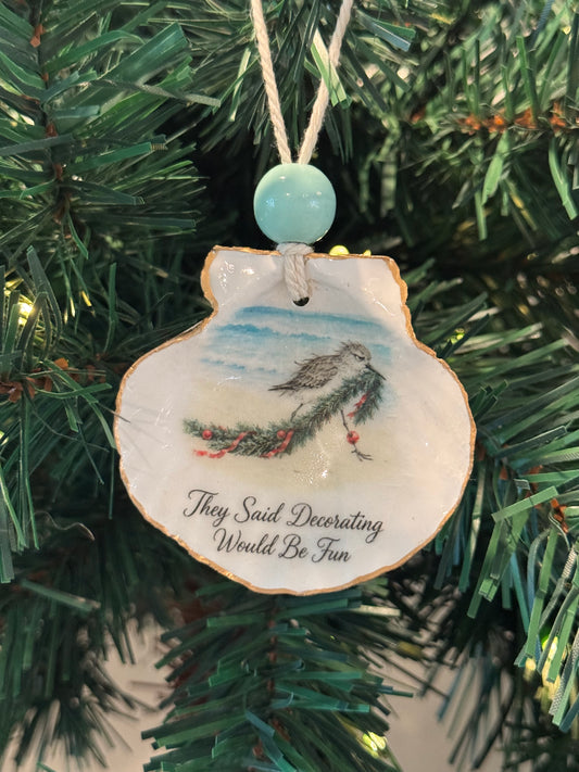 Salty Coastal Christmas Part 3 Ornament