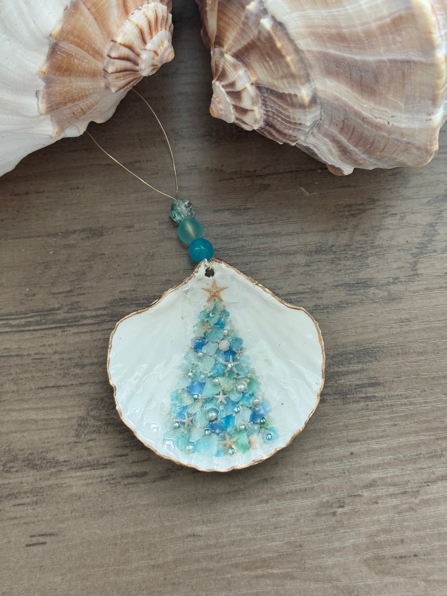 Sea Glass Tree Ornament