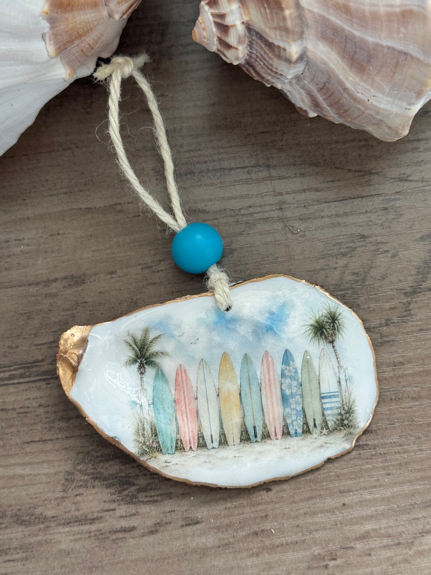 Coastal Americana Shell Ornament