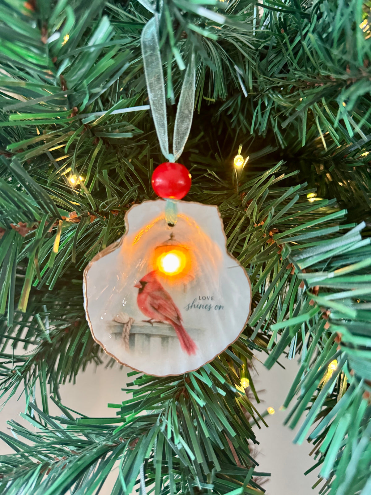 Lighted Shell Ornaments