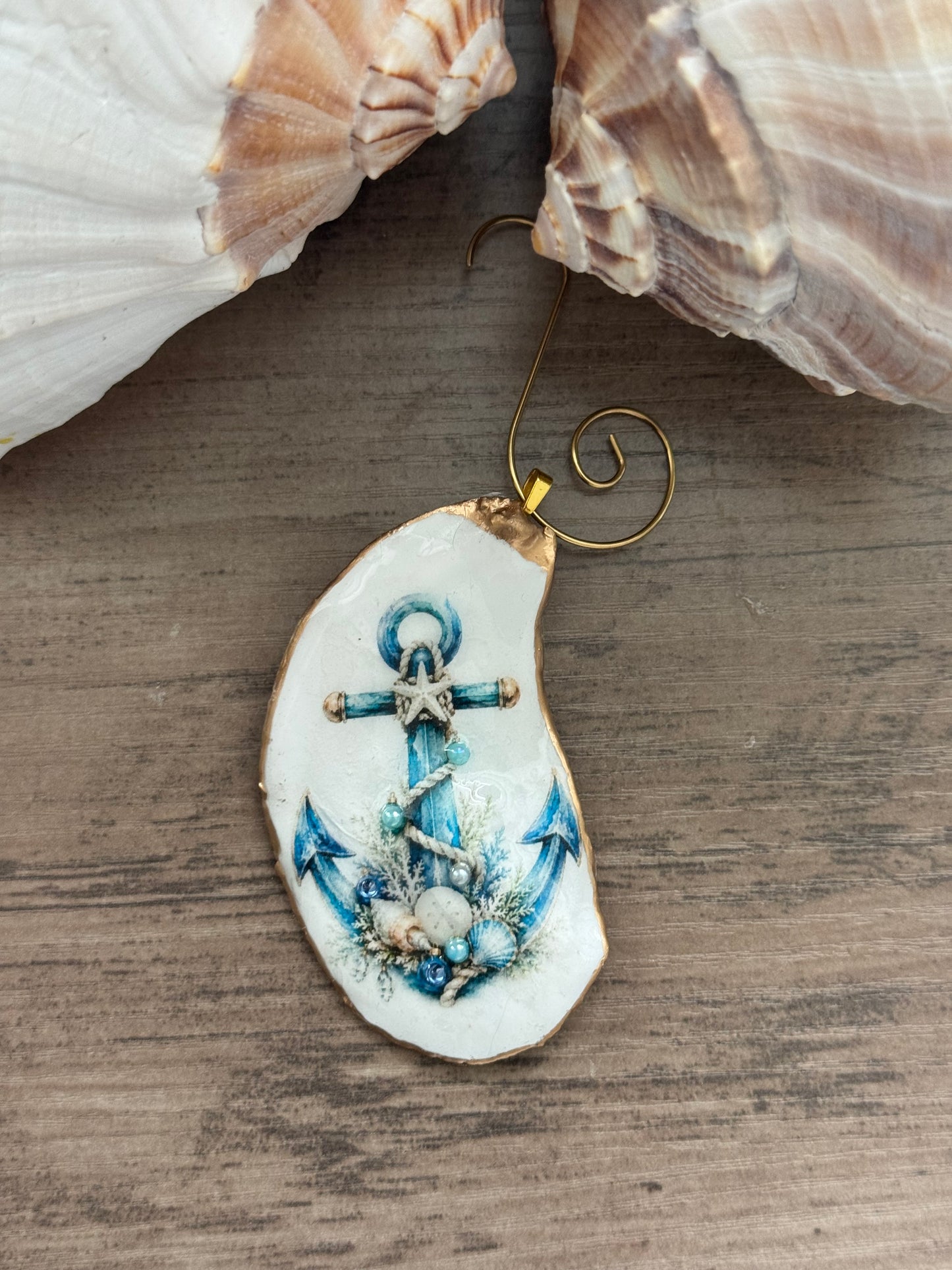 Anchor Christmas Tree Ornament