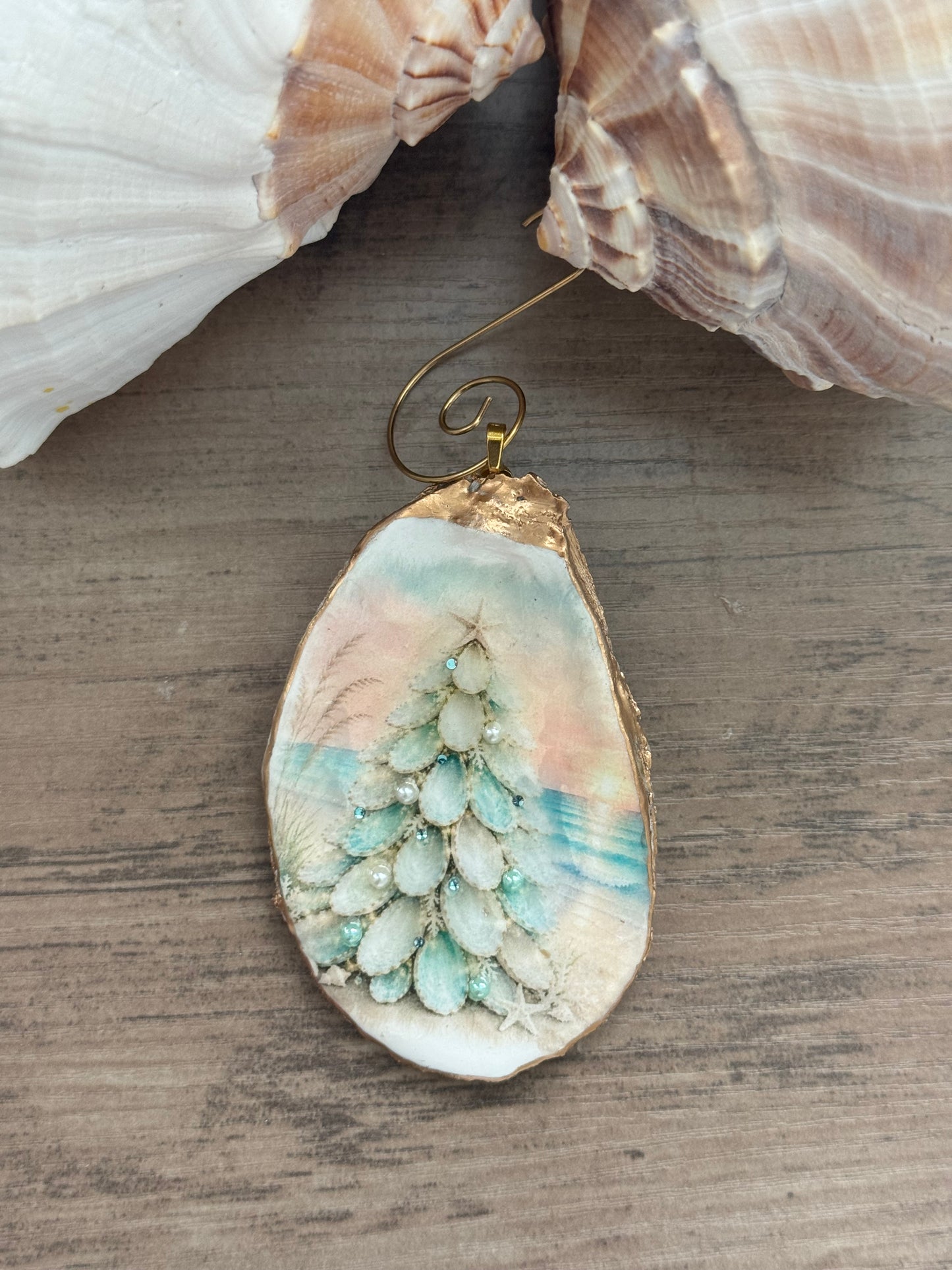 Oyster Shell Ornament