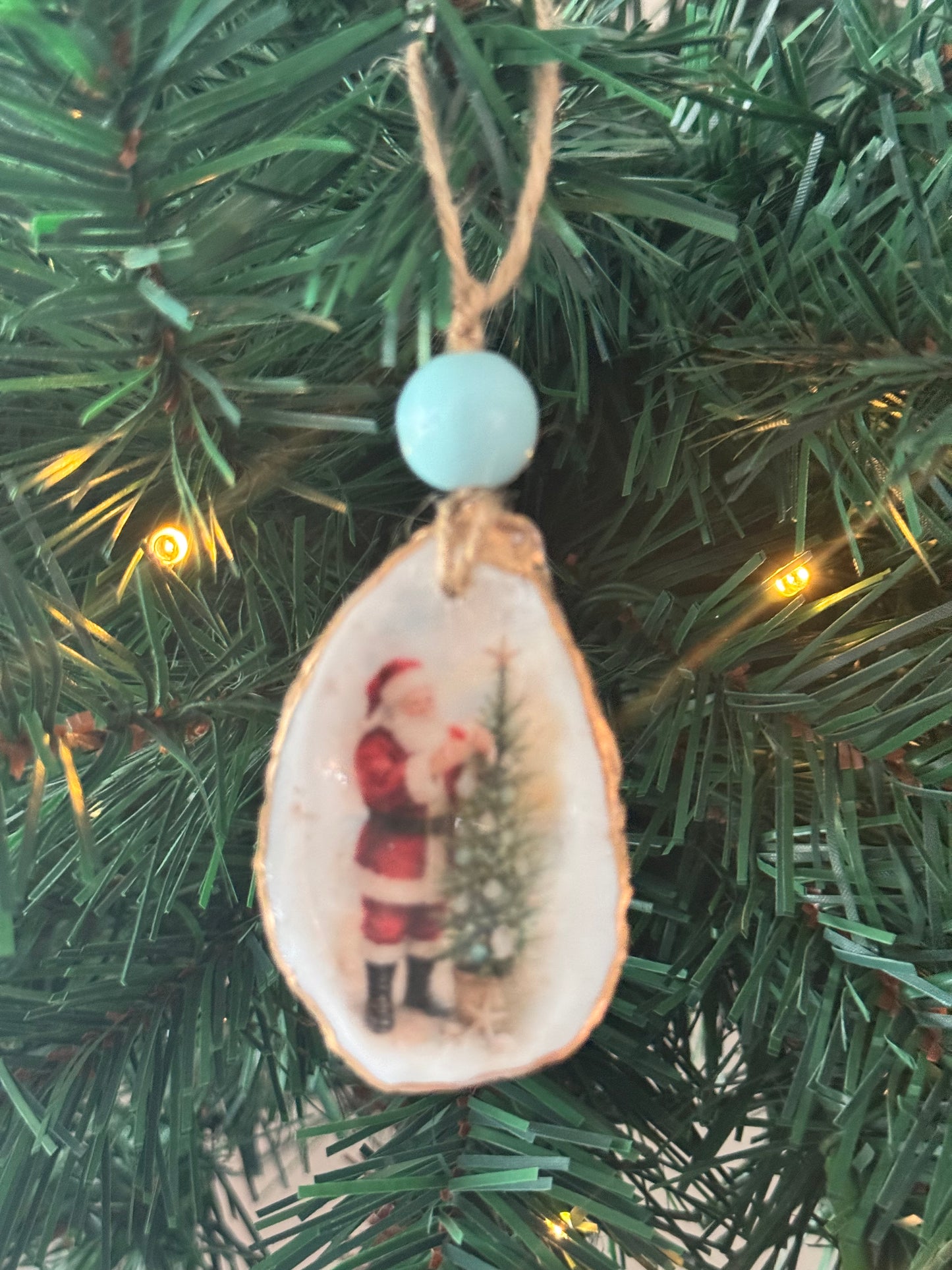 Mini Santa Christmas Ornament