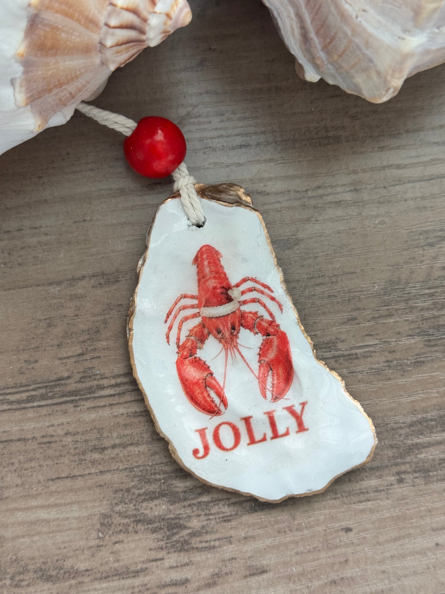 Salty Coastal Christmas Ornament