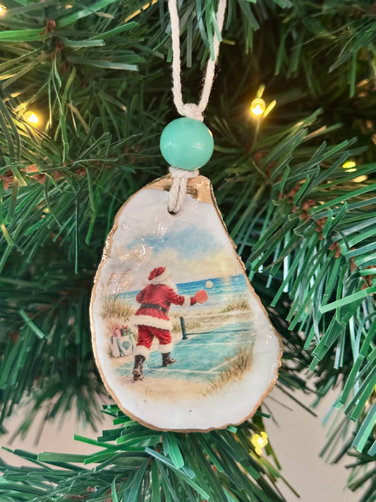 Coastal Pickleball Ornaments