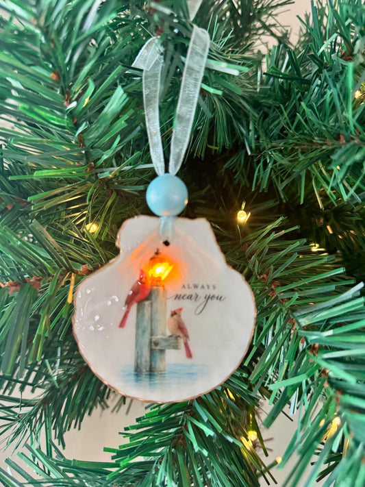 Lighted Shell Ornaments