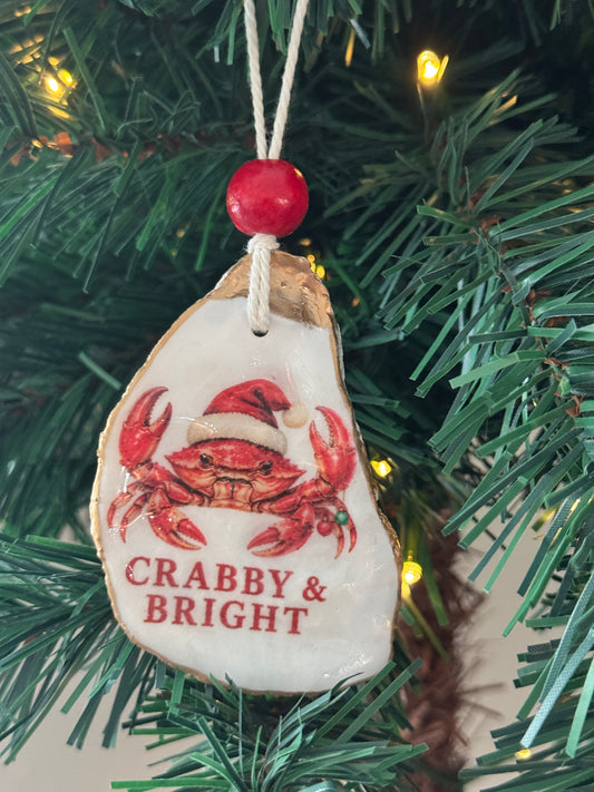 Salty Coastal Christmas Ornament