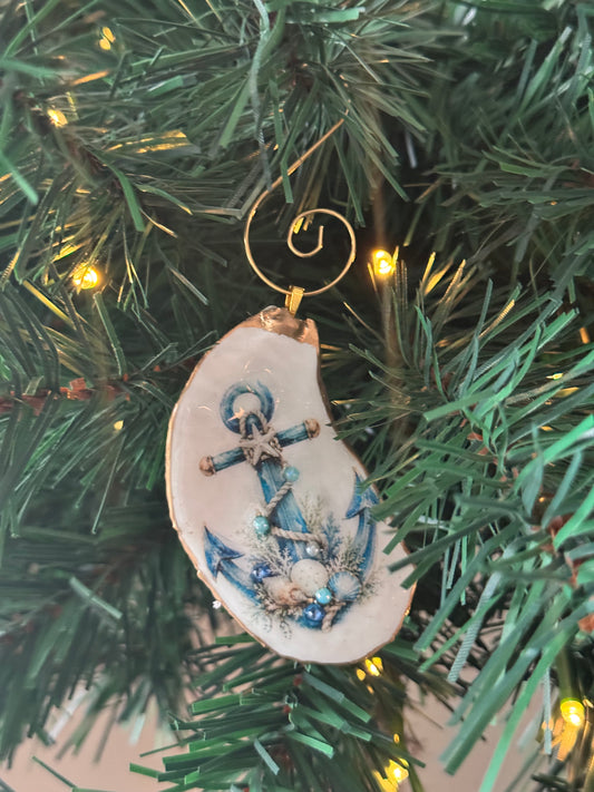 Anchor Christmas Tree Ornament