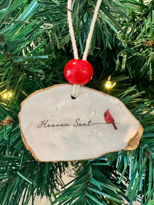 Words of Hope Shell Ornament