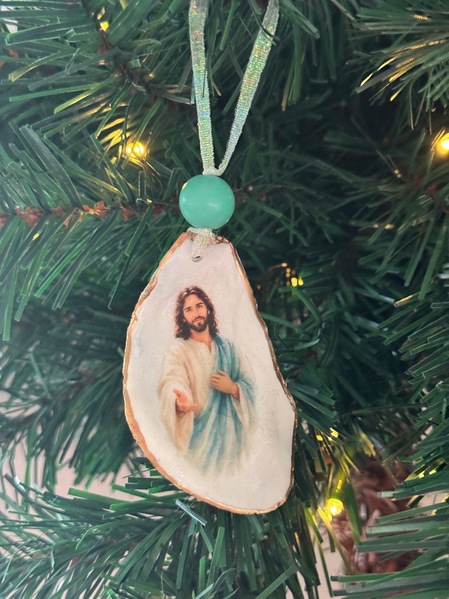 Jesus Christmas Tree Ornament