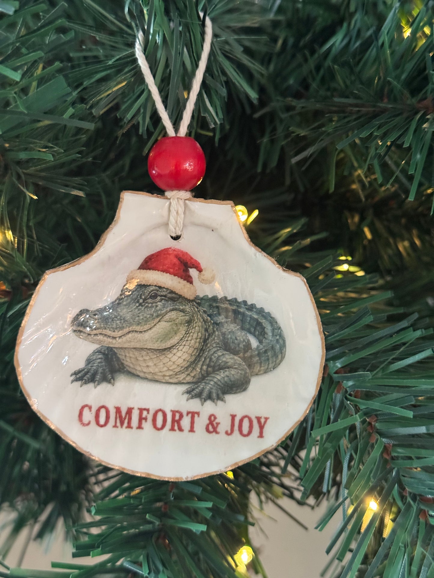 Sassy Coastal Christmas Ornament