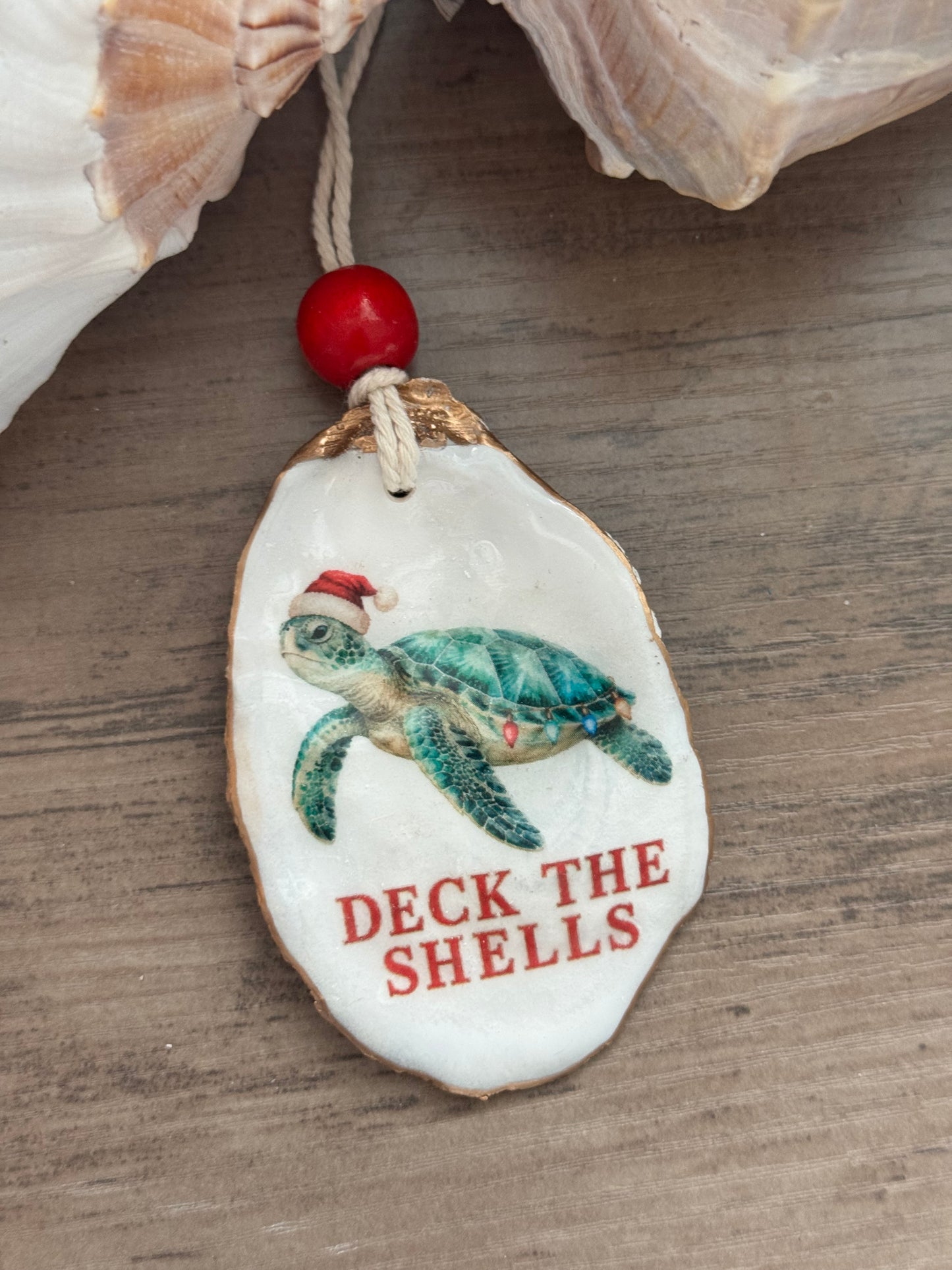 Sassy Coastal Christmas Ornament