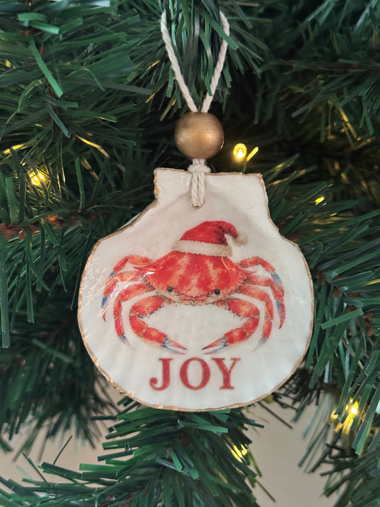 Salty Coastal Christmas Ornament