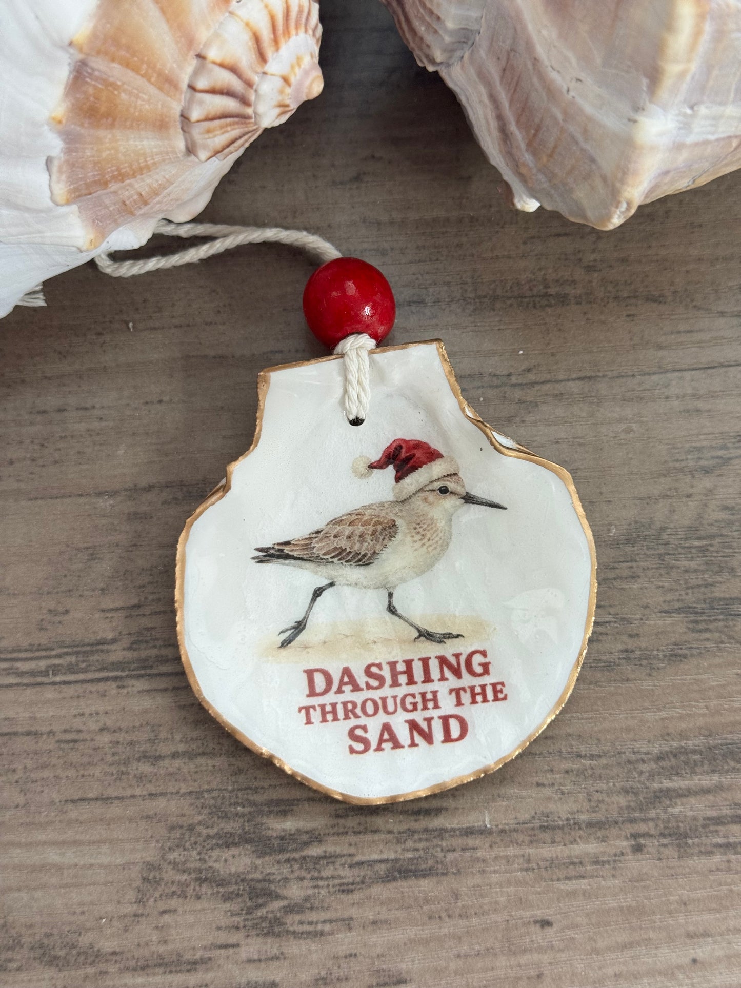 Salty Coastal Christmas Ornament