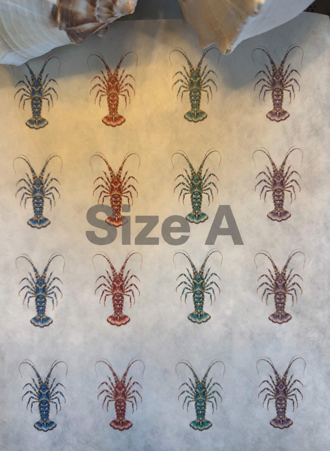 Florida Bejeweled Lobster 2 Decoupage Rice Paper