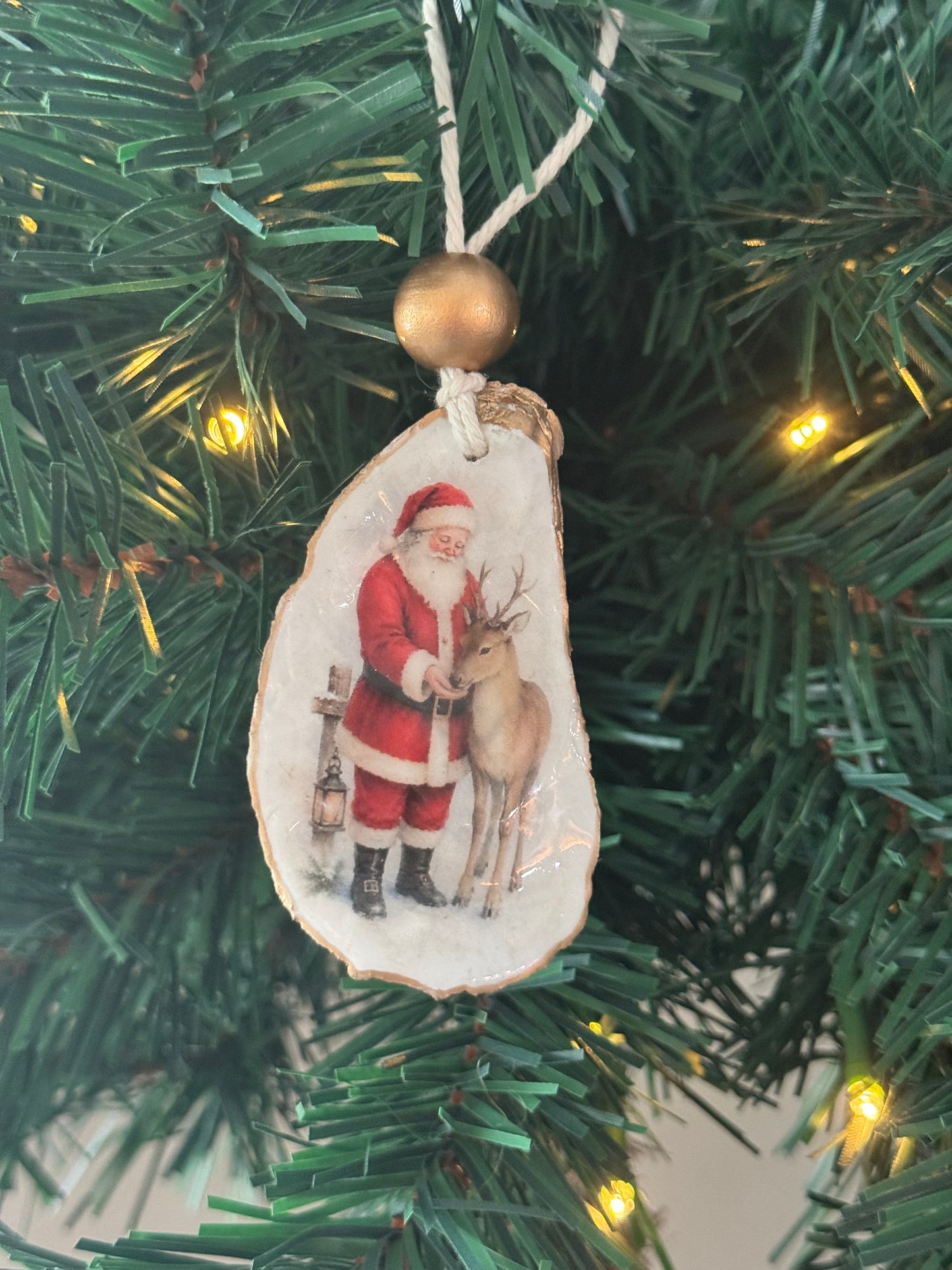 Classic Santa Ornaments