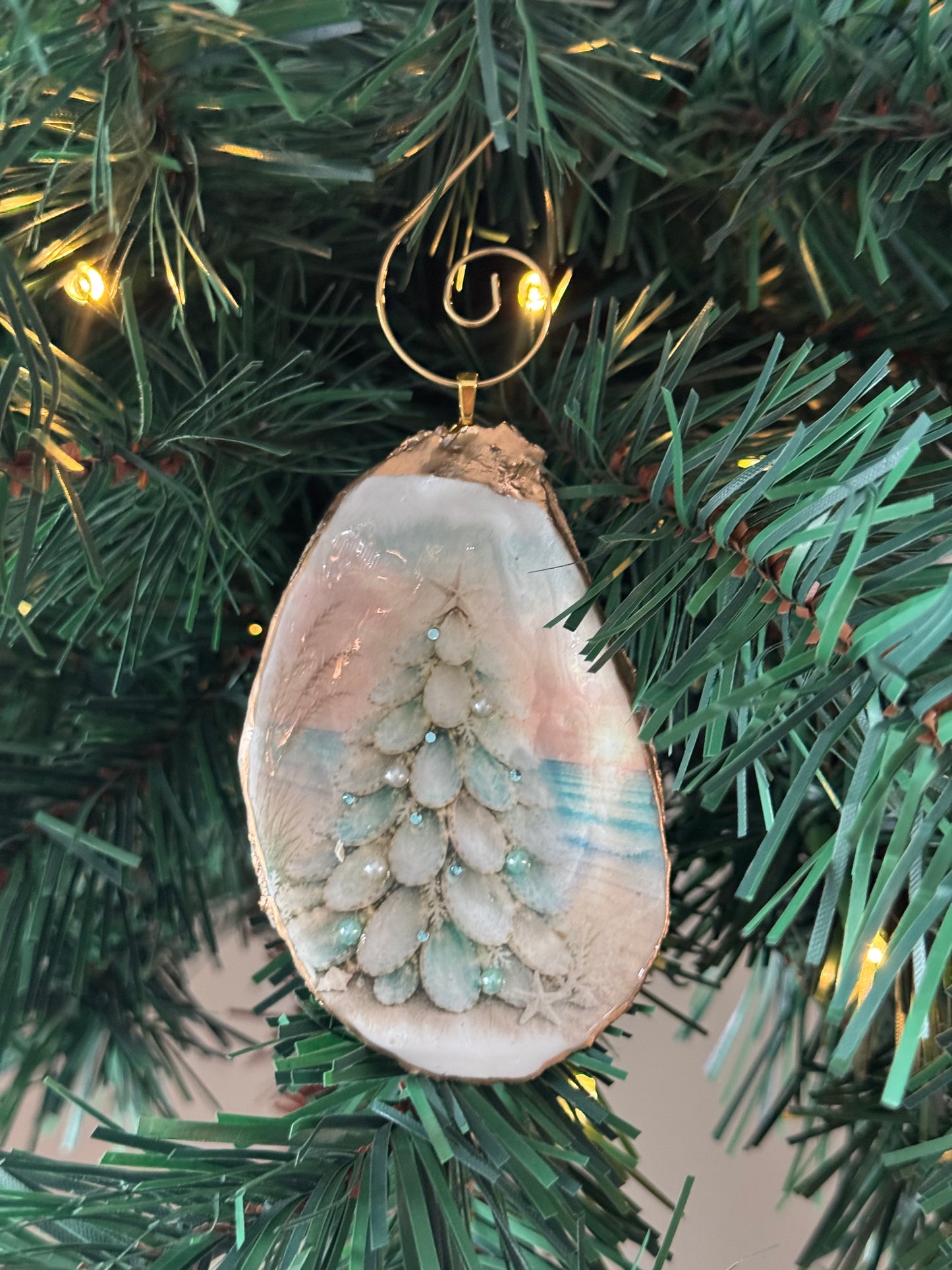 Oyster Shell Ornament