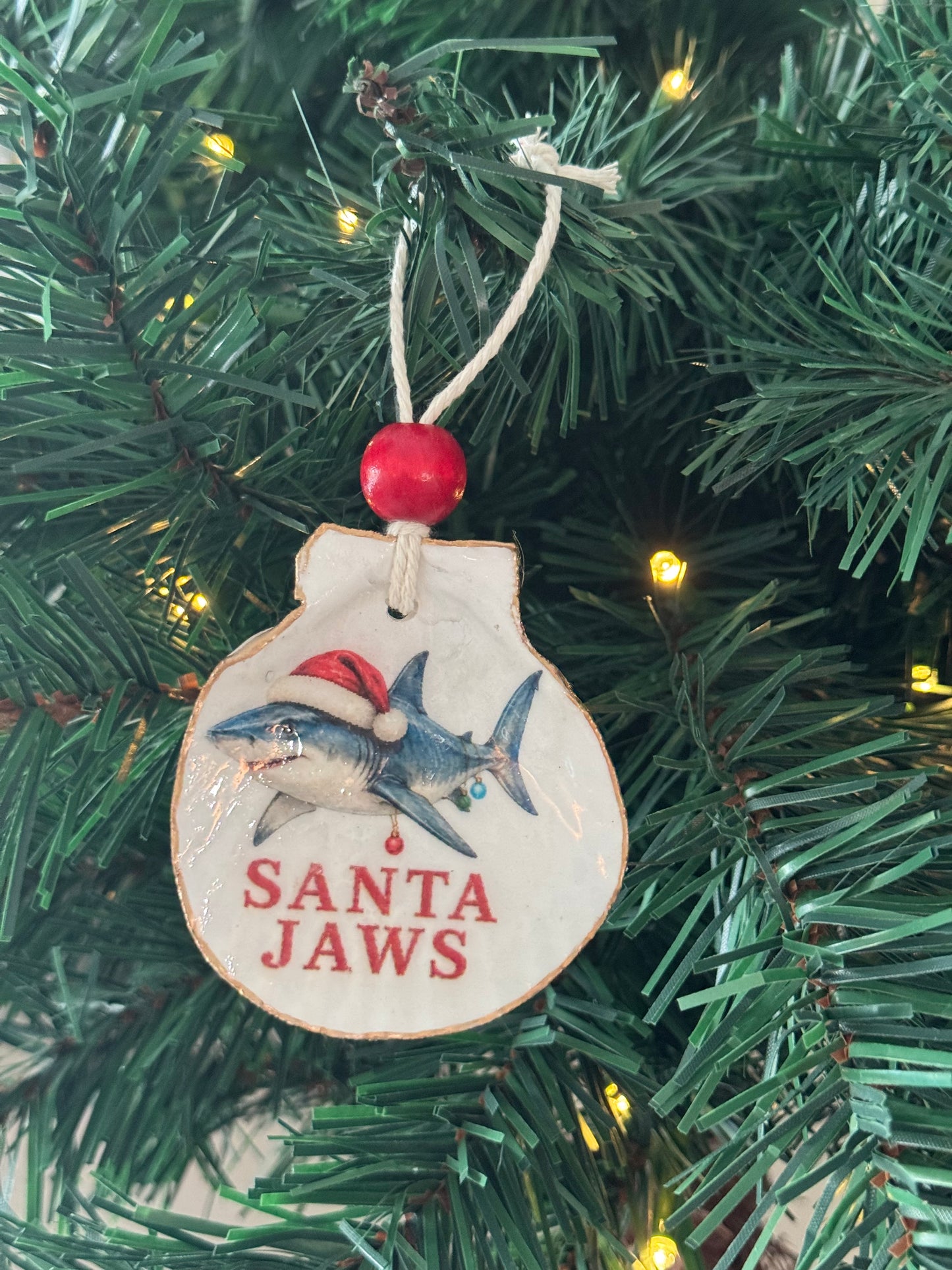 Salty Coastal Christmas Ornament