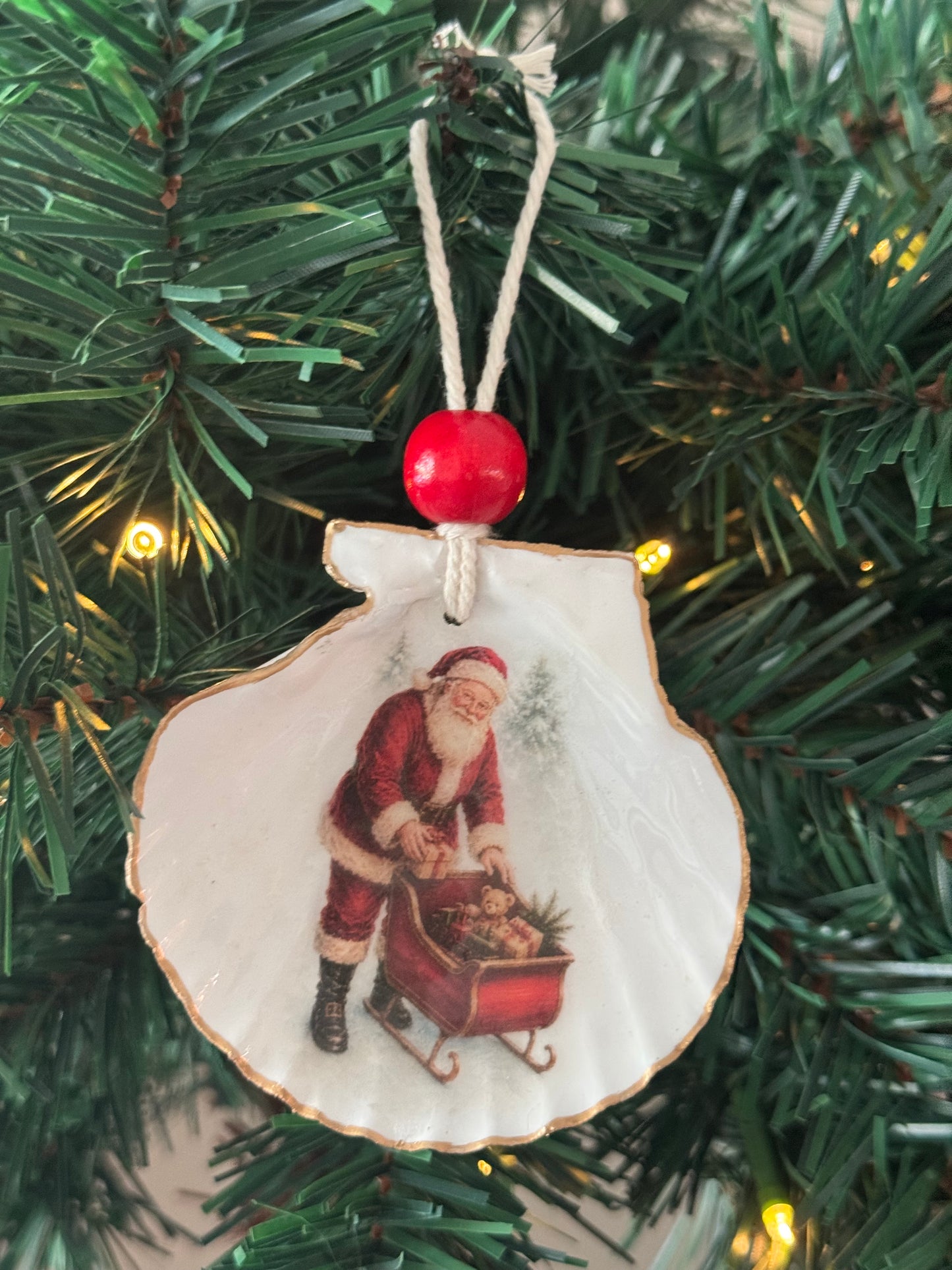 Classic Santa Ornaments