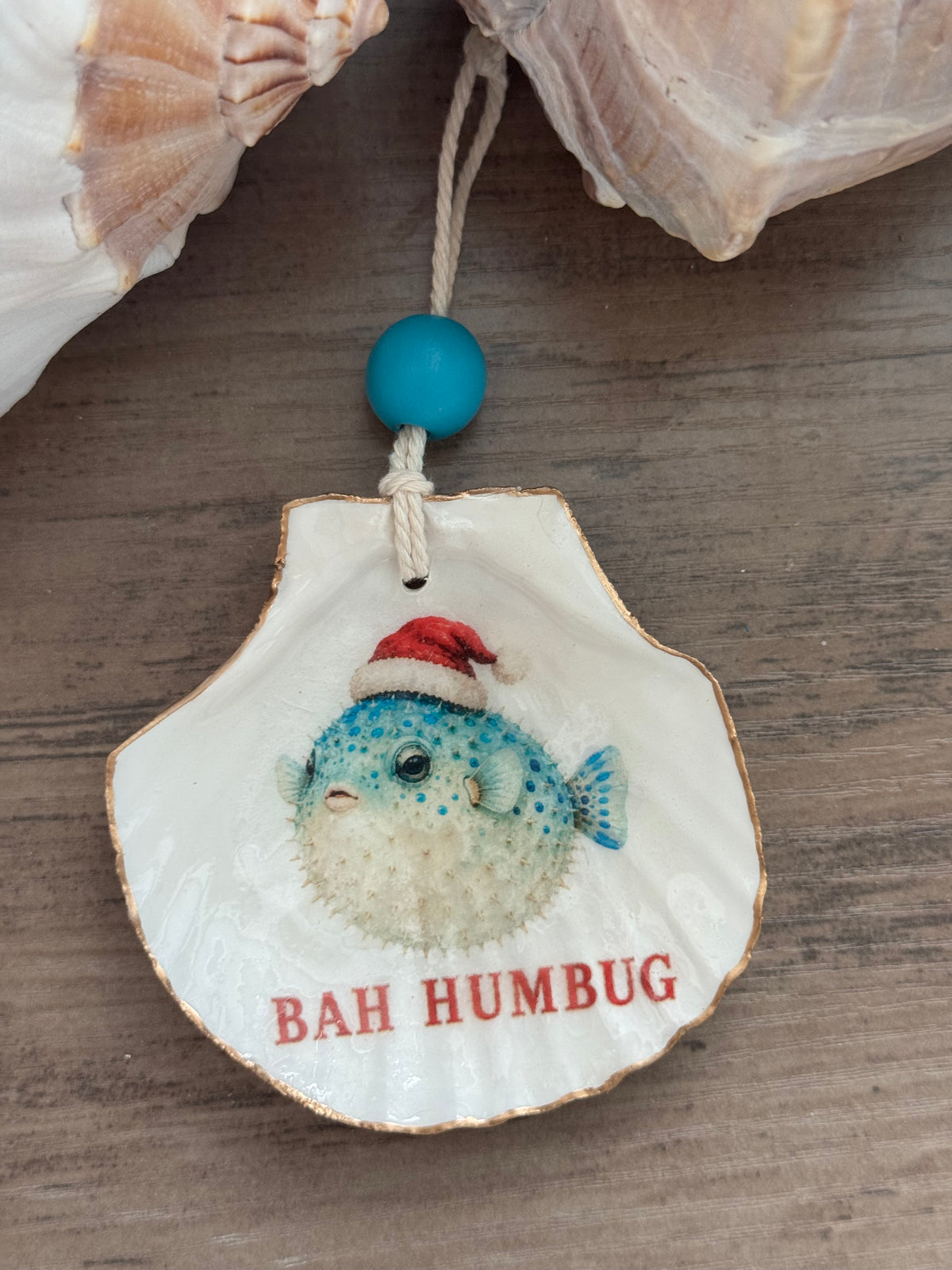 Salty Coastal Christmas Ornament