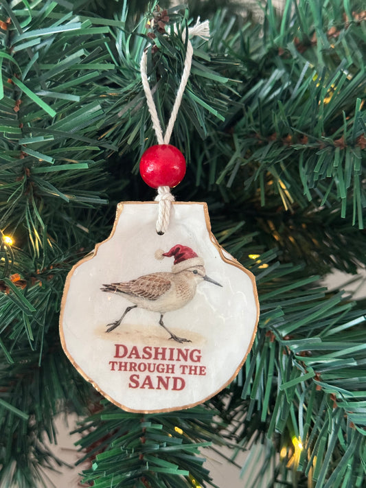 Salty Coastal Christmas Ornament
