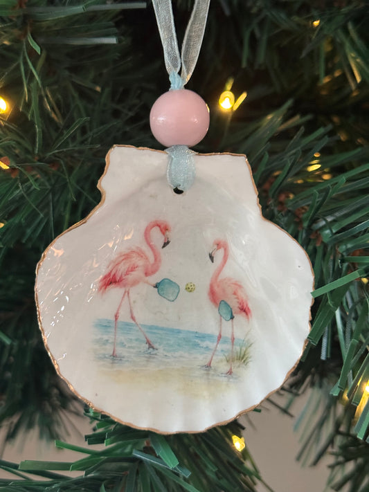 Coastal Pickleball Ornaments