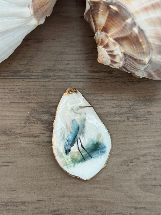Coastal Shell Art Magnet