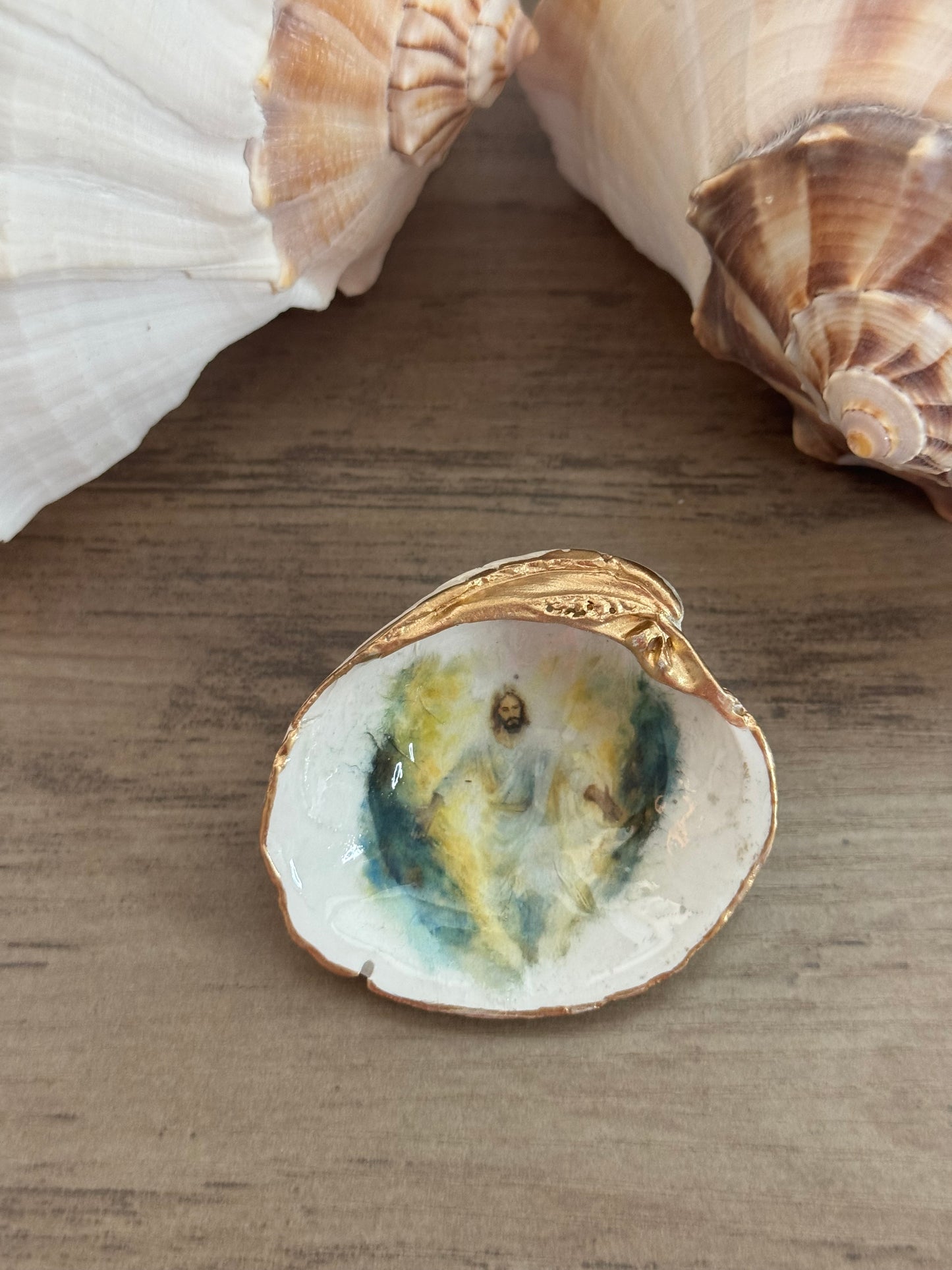 Faith Shell Art Magnet
