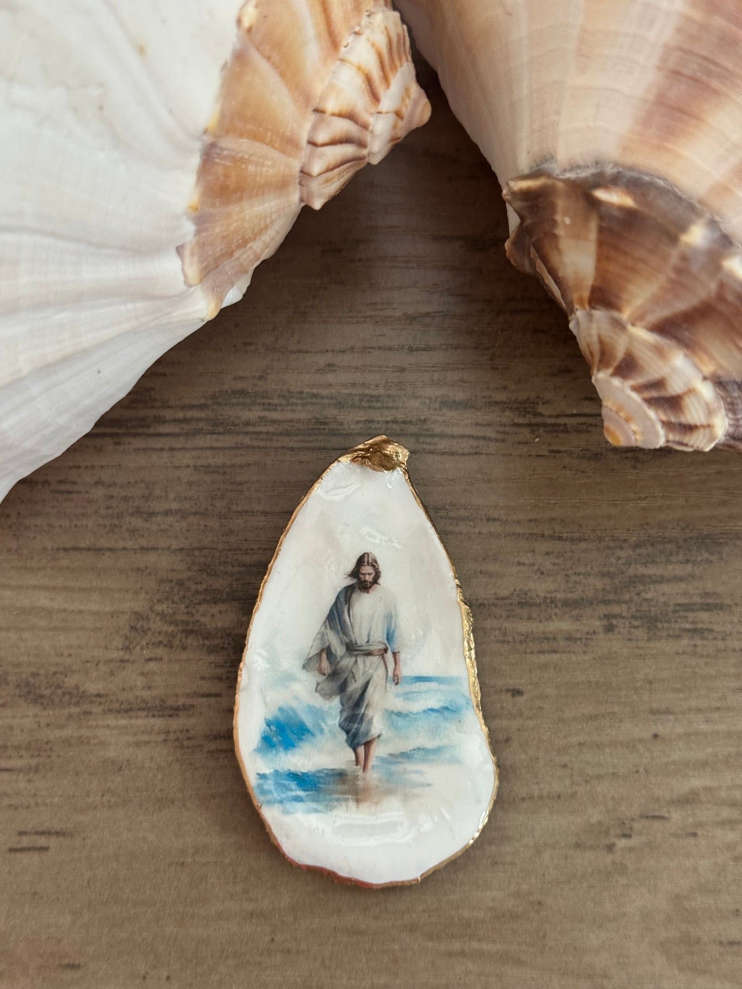 Faith Shell Art Magnet