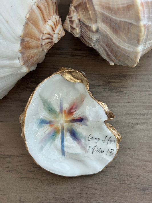 Living Hope Cross Shell