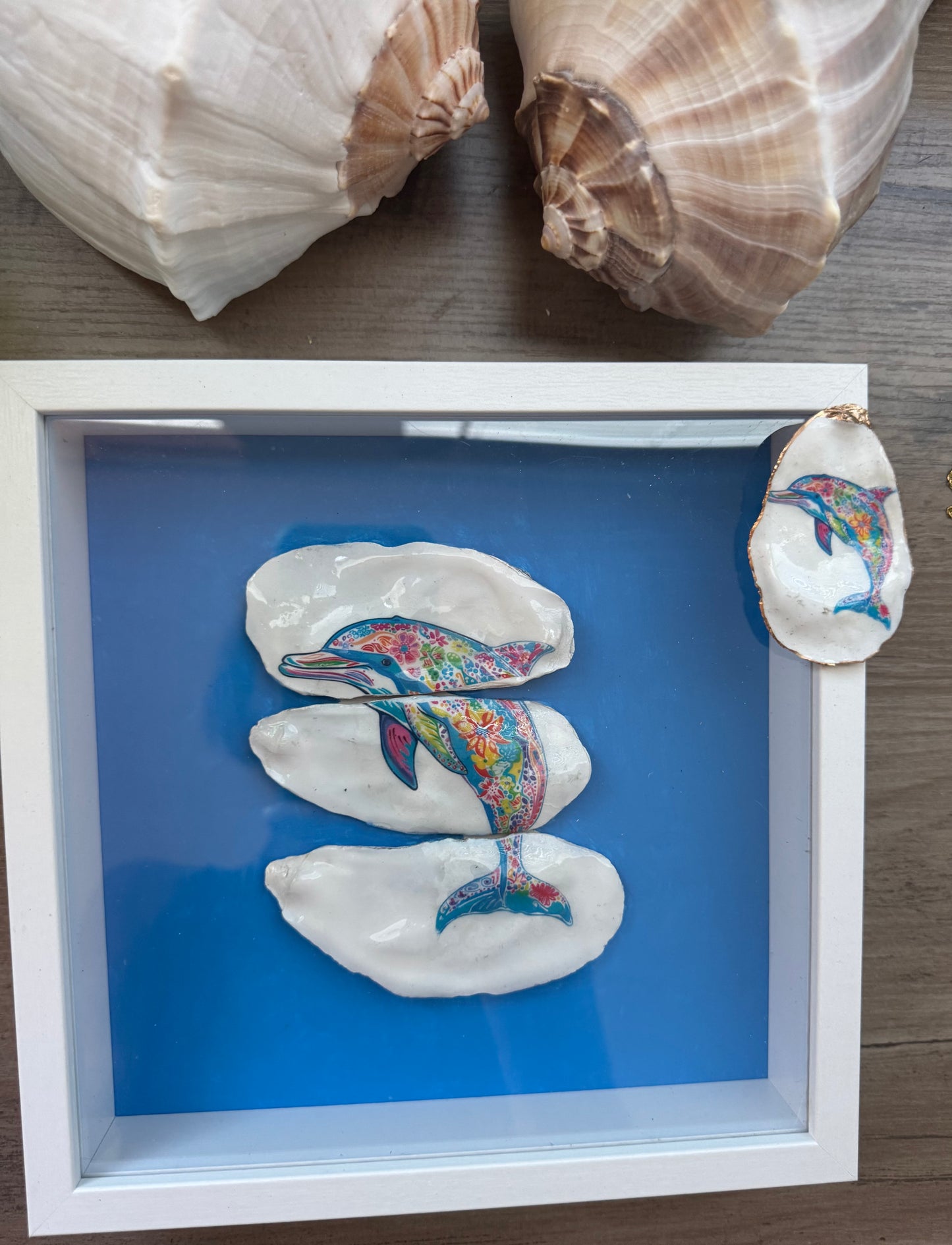 Shell Art Shadow Boxes