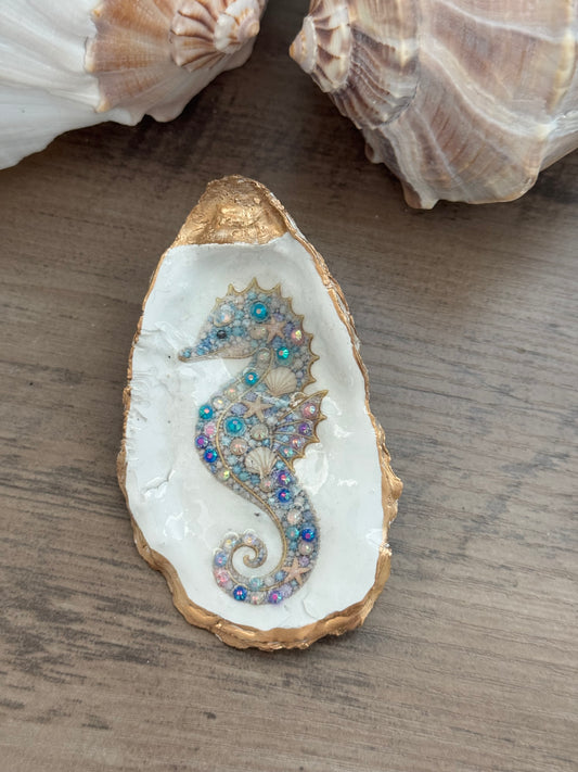 Jeweled Tides Oyster Shell