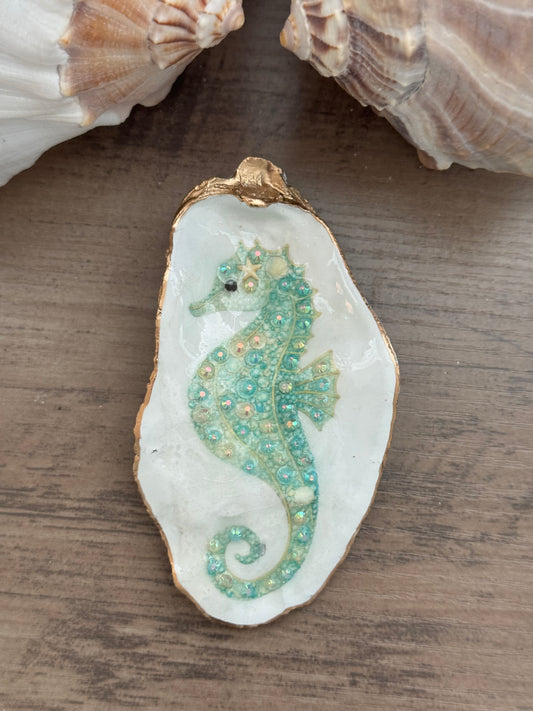Jeweled Tides Oyster Shell