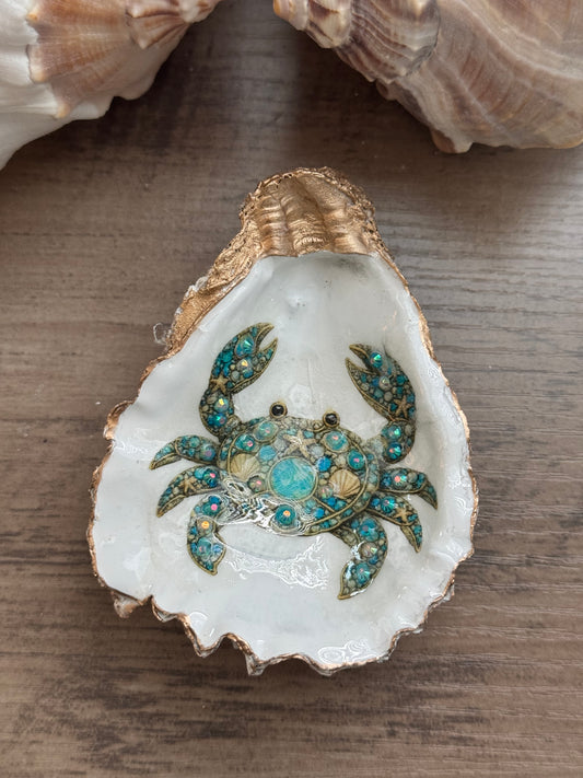 Jeweled Tides Oyster Shell