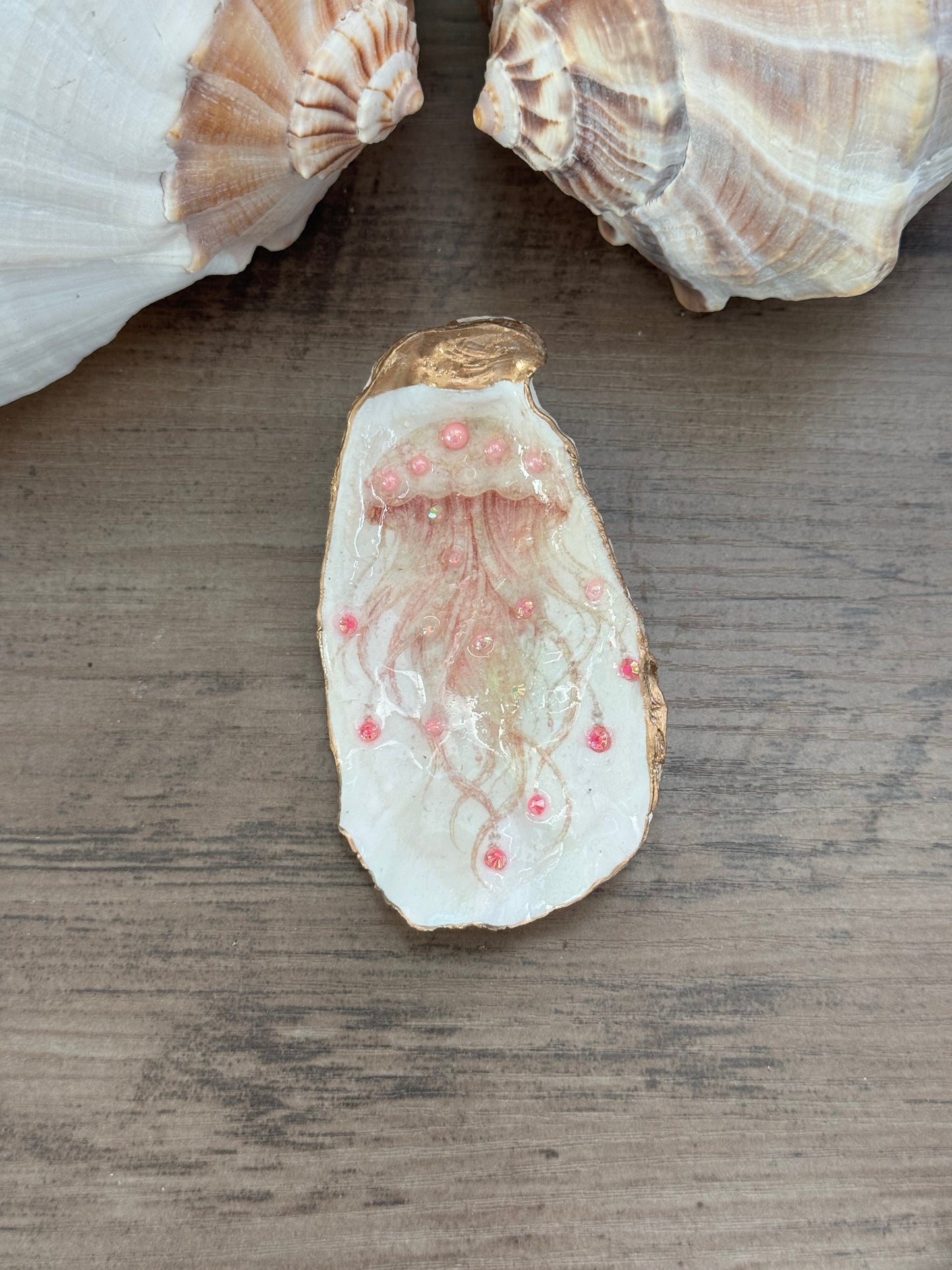 Jeweled Tides Oyster Shell