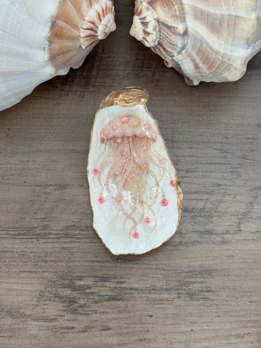 Jeweled Tides Oyster Shell